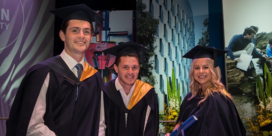 Deakin Commerce all in the family as sibling trio graduates