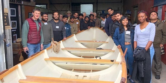 Deakin students find skiff project builds friendships, not just boats