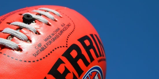 Deakin research reveals how to perform the perfect AFL handball