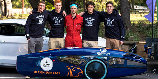 Deakin team on track for energy-efficiency competition