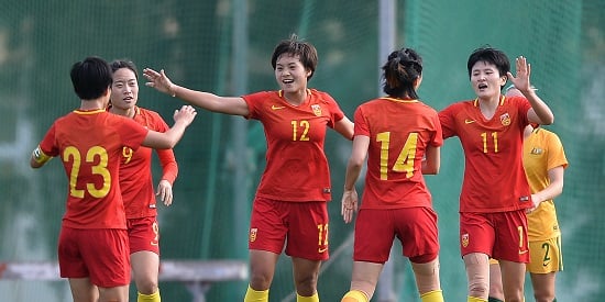 Chinese women's football team based at Deakin ahead of Matildas clash