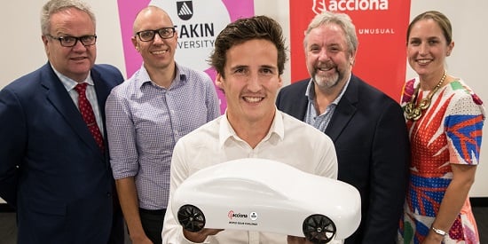 Deakin and ACCIONA team up for World Solar Challenge
