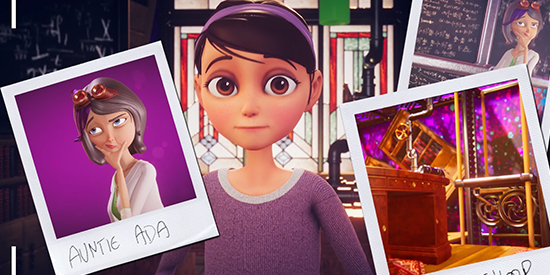 Auntie Ada showcases high-tech animation and stem subjects to girls