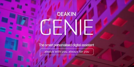 Deakin Genie digital student assistant wins major global business award