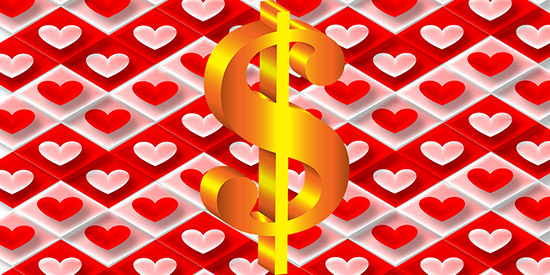 Valentine's Day, when matters of the wallet and the heart collide