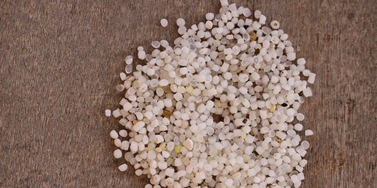 Researchers helping to analyse plastic beads