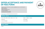 Offer acceptance form icon