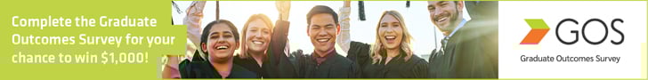 Complete the Graduate Outcomes Survey for your change to win $1000