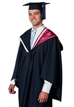Bachelor degree with honours regalia
