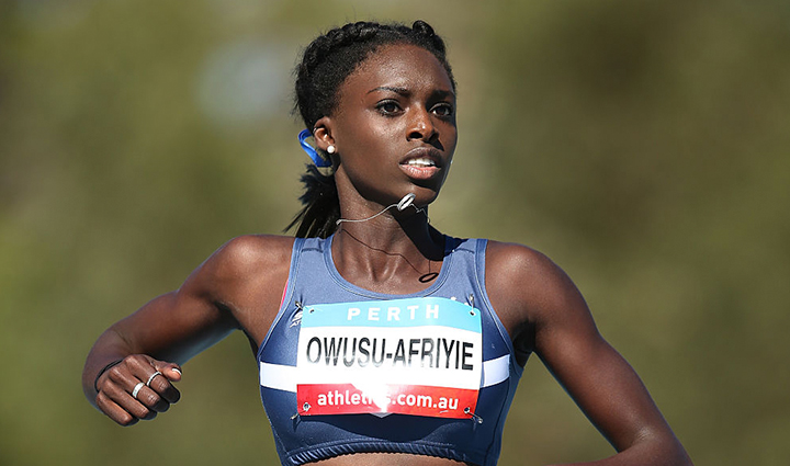 Image of Nana Adoma Owusu-Afriyie running