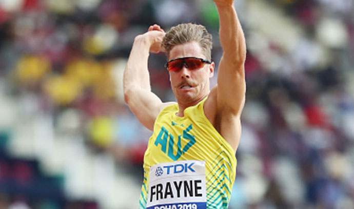 Image of Henry Frayne doing long jump