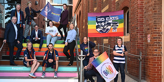 Deakin University and Geelong Cats Celebrate IDAHOBIT