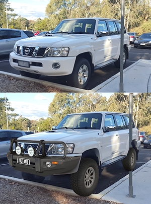 The 'My Ultimate 4WD' app allows 4WD owners to see how accessories will look on their own car.