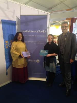 Authors of the Health Literacy Toolkit: Dr Suvajee Good (WHO), Dr Sarity Dodson and Professor Richard Osborne.