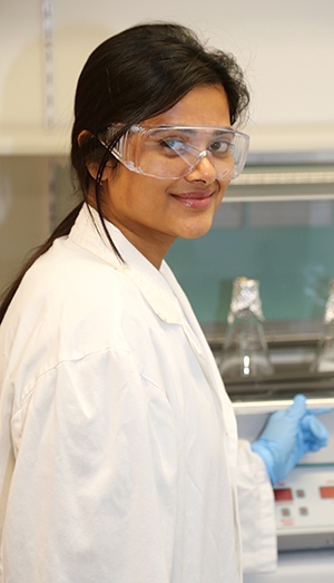 Science explorer: Ms Nisha Singh is studying for a Deakin PhD in Microbiology.