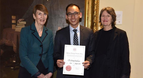 Dr Ming Kalanon wins 2017 Supreme Court Prize