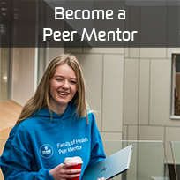 Become a Peer Mentor button
