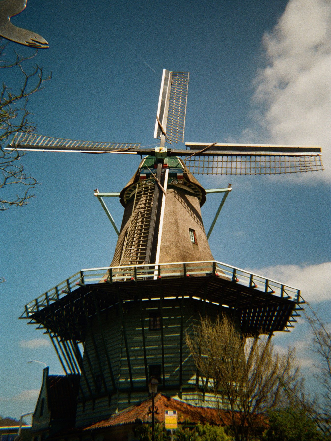 A large windmill