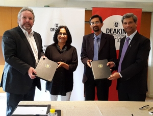 Deakin University has signed an MOU with Max Healthcare.