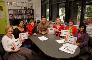 Professor Sue Kenny, third from left, with Deakin colleagues.
