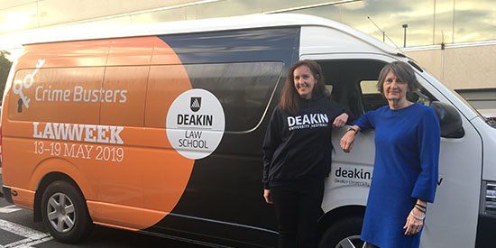 Deakin Crime Busters tour regional Victoria for Law Week