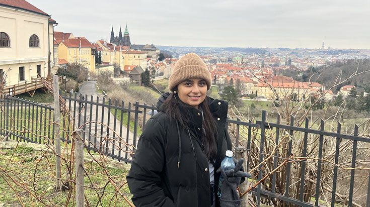 Jasmine while on exchange