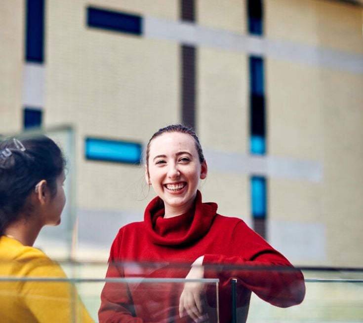 Students on campus