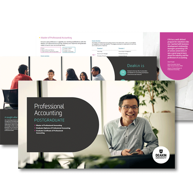 Postgraduate professional accounting course guide