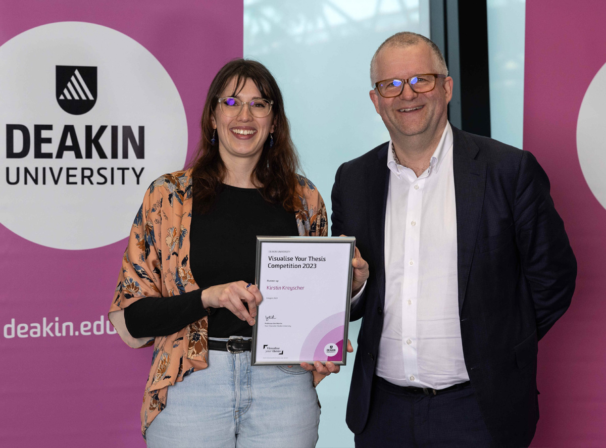 2023 Visualise Your Thesis Deakin runner-up: Kirstin Kreyscher