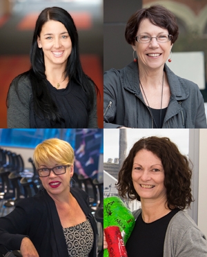 Clockwise from top left: Dr Lana Williams, Professor Julie Pasco, Dr Sharon Brennan-Olsen and Associate Professor Felice Jacka.