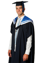 Master degree with honours regalia