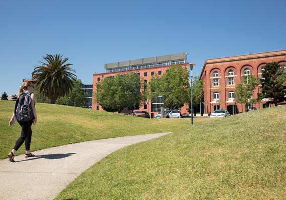 Outside shot of the Waterfront Campus