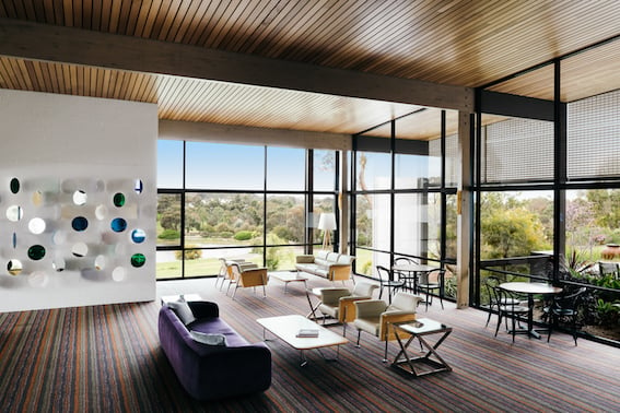 View from inside Waurn Ponds Estate conference centre