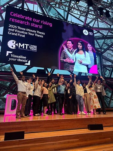 The Deakin 2025 3MT and VYT finalists