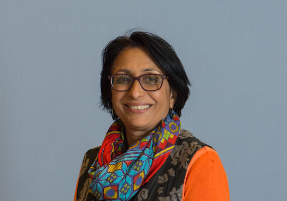 A headshot of Professor Svetha Venkatesh, smiling at the camera.