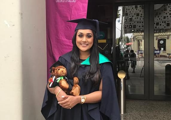 Education Graduate Natasha Muller.