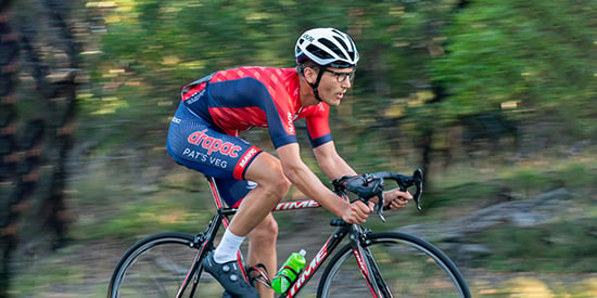 Damion Drapac cycling