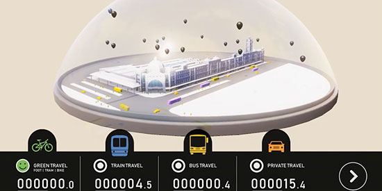 New Fika AR tech lets you 'see' public transport emissions