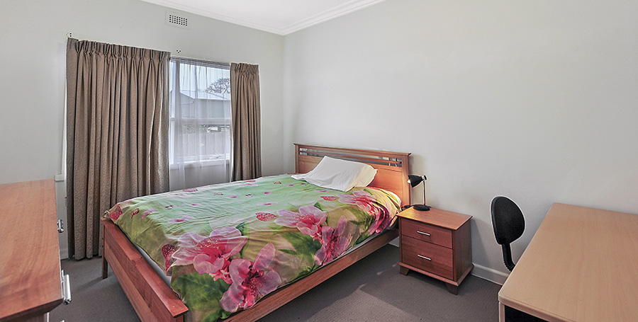 Student accommodation bedroom 