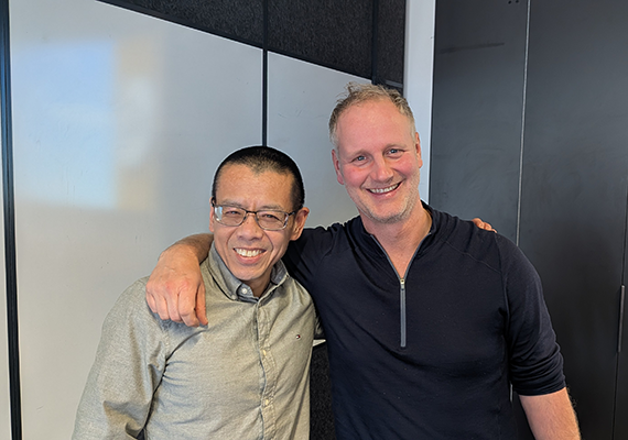 Associate Professor Gie Liem and Associate Professor Michael Tieland