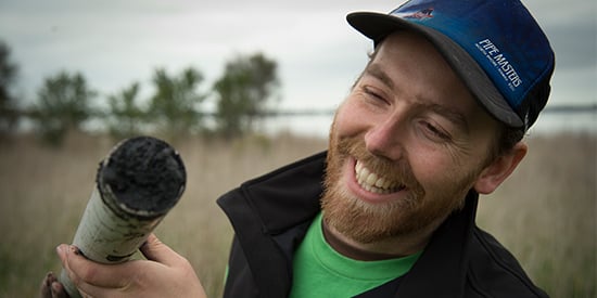 Wetlands spin carbon magic