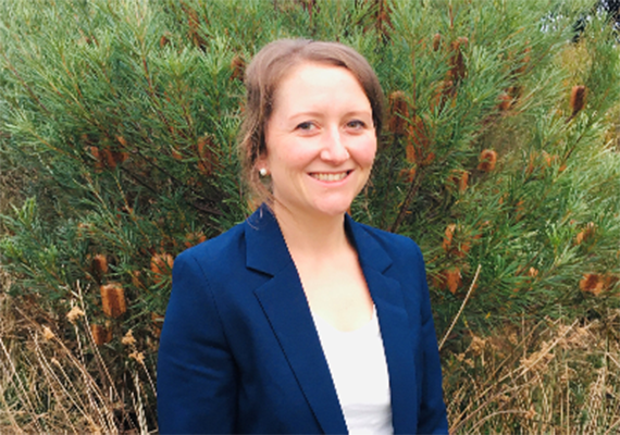 Research fellow with Deakin Rural Health (Warrnambool) Hannah Beks.