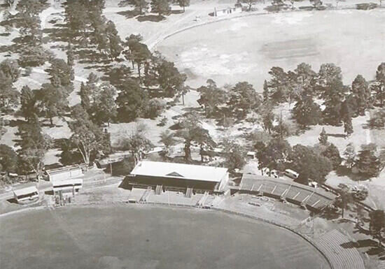 An archive photo of Kardinia park stadium.