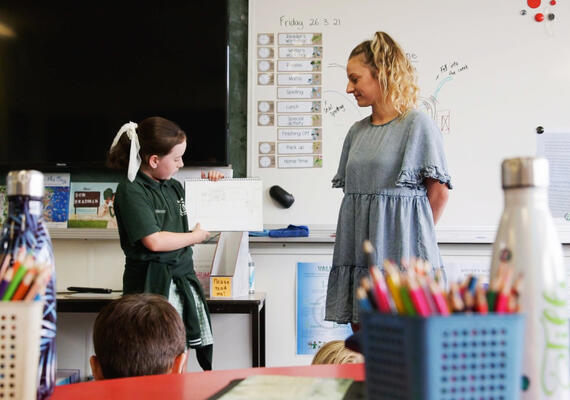 Teaching in classrom