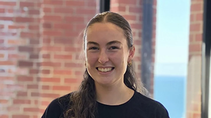 Portrait of student mentor Erika