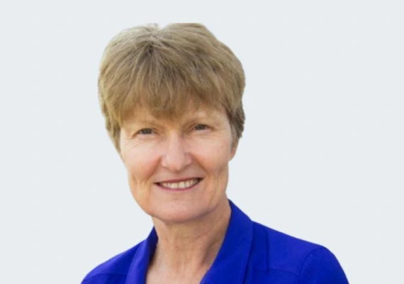 Professor Andrea Nolan smiling to camera