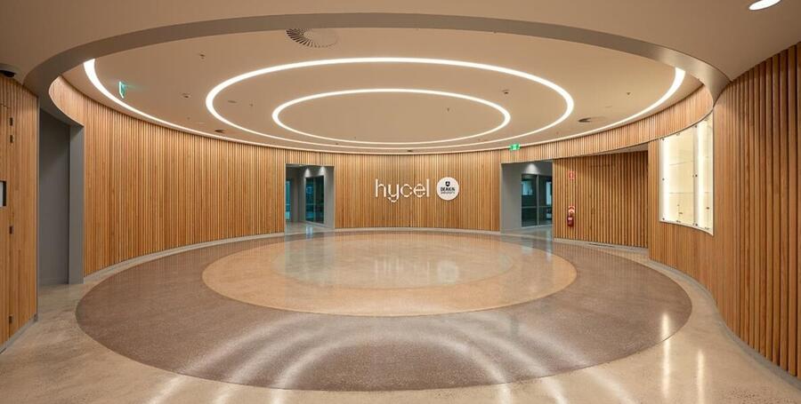 The interior of Deakin University's hydrogen research and demonstration centre, the Deakin Hydrogen Hub.