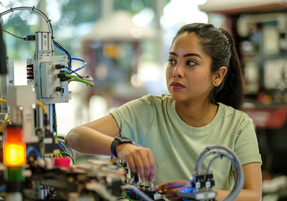 Electrical and electronic engineering researcher Bipasha.