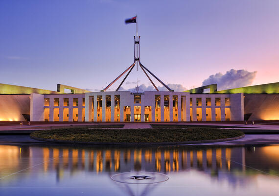 Parliament House Canberra.