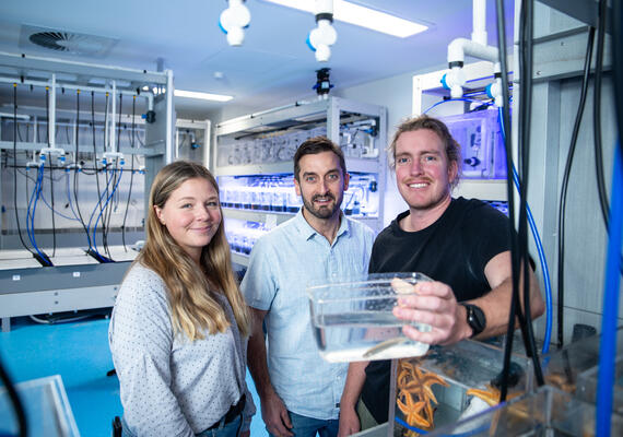 Marine science PhD students